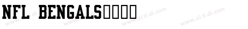 NFL Bengals字体转换